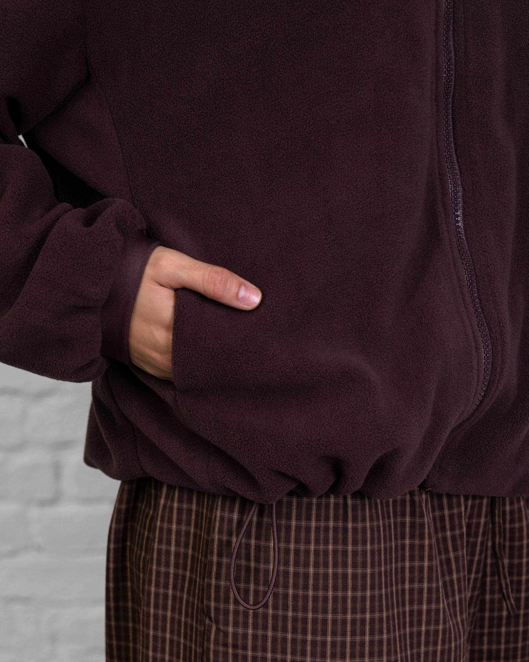 Kuschelige Fleecejacke