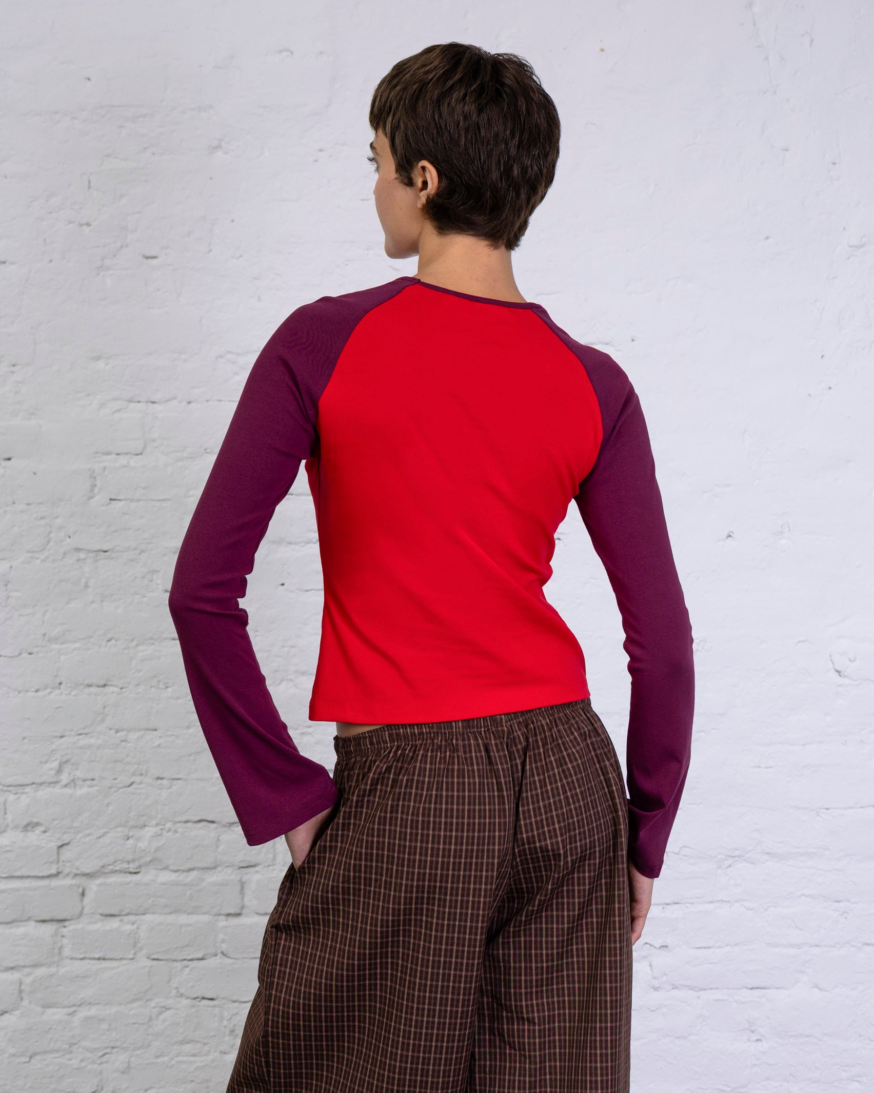 Raglan Langarmshirt