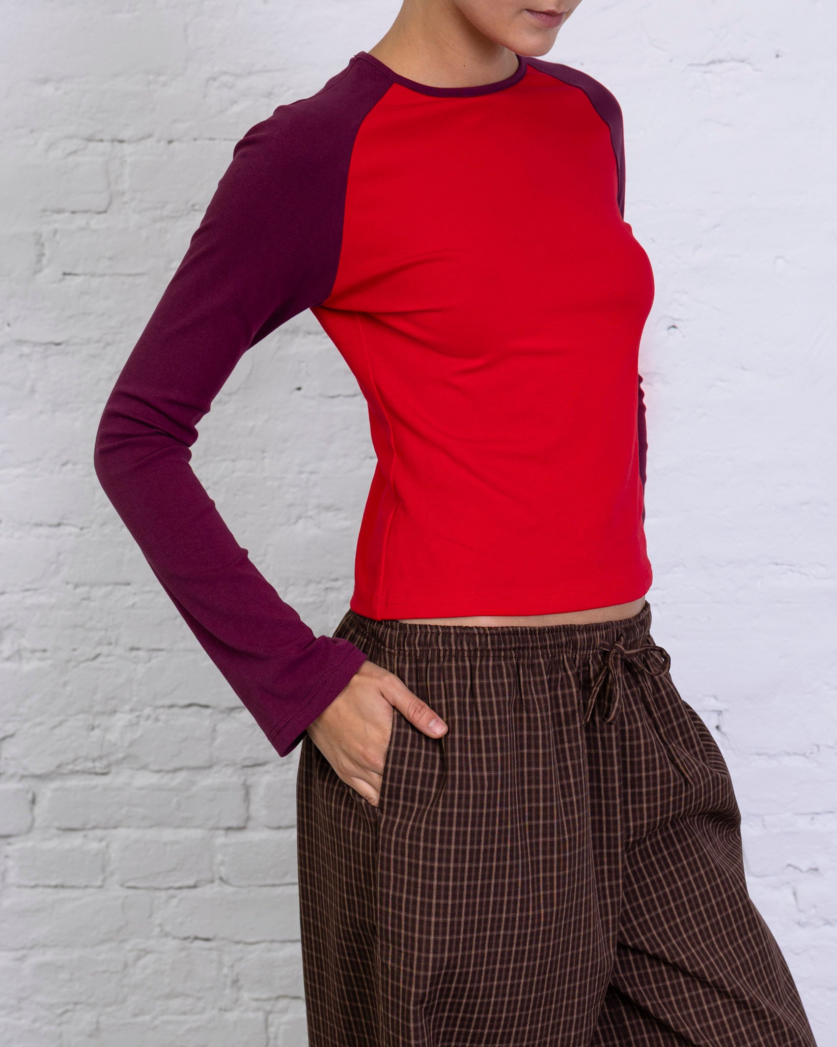 Raglan Langarmshirt