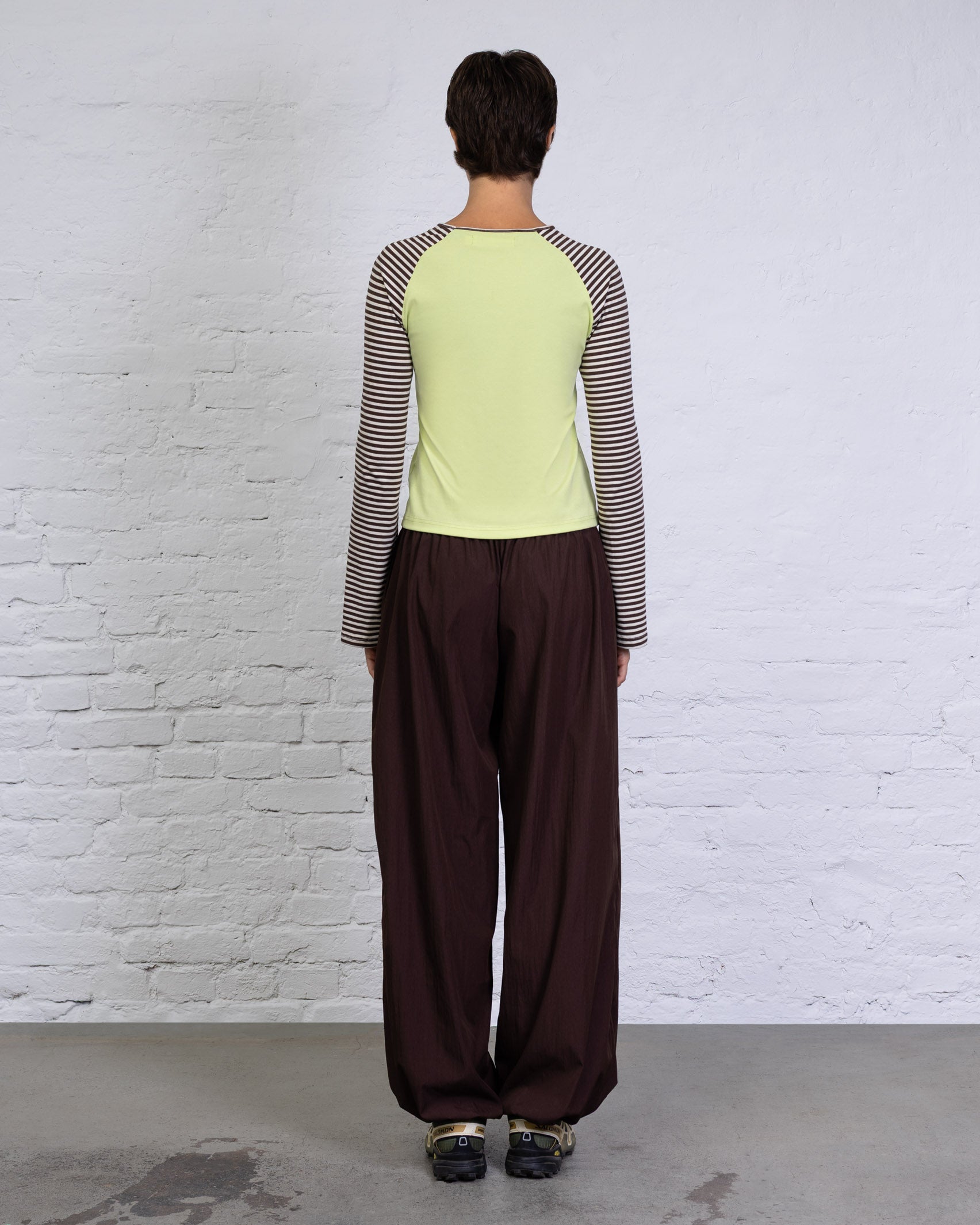 Gestreiftes Raglan Longshirt