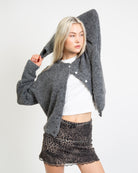 Weiche lockere Strickjacke