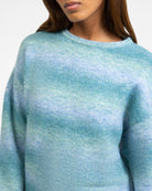 Crop Pullover mit Farbverlauf