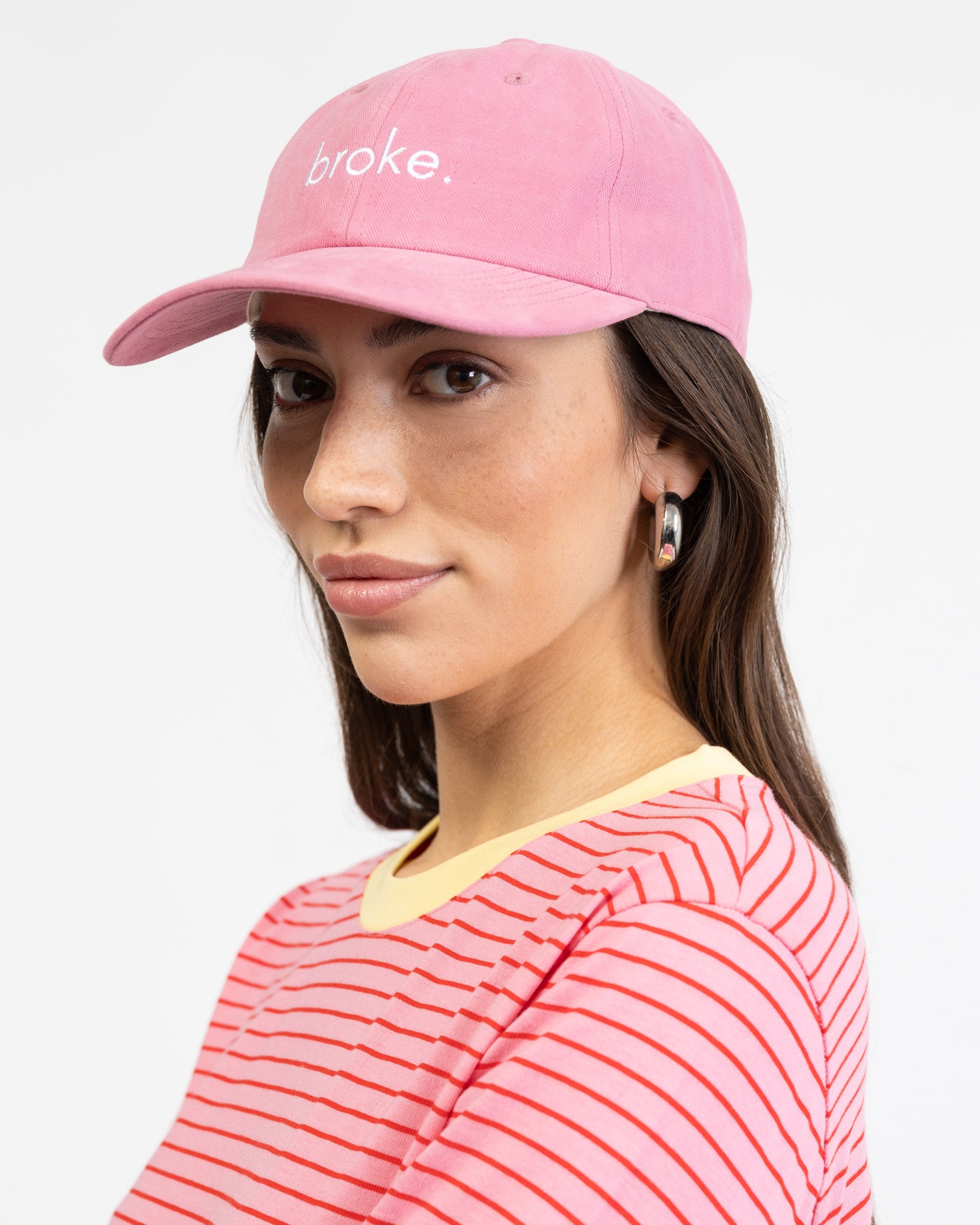 Cap mit "Broke" Print