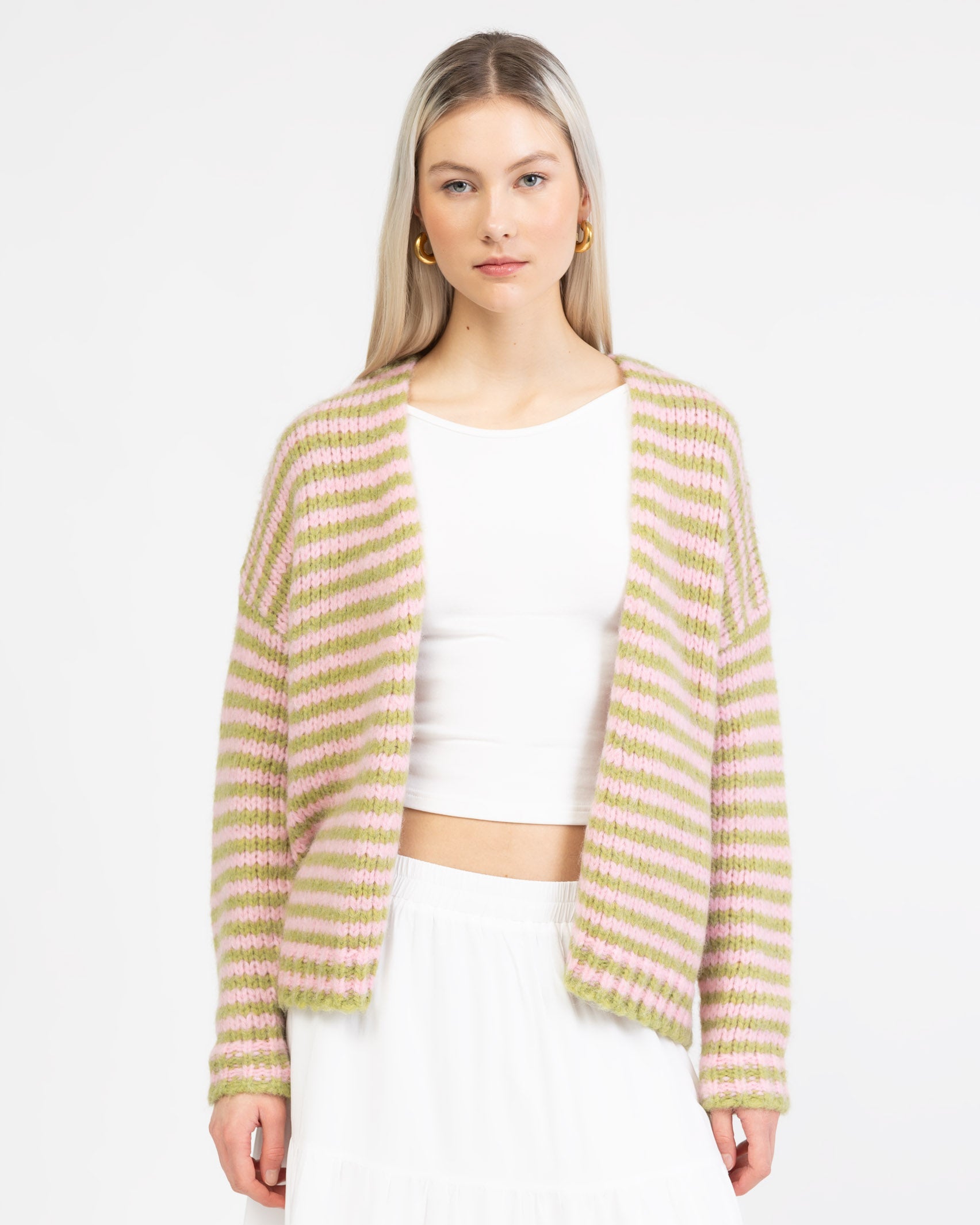 Strickjacke mit lockerem Schnitt