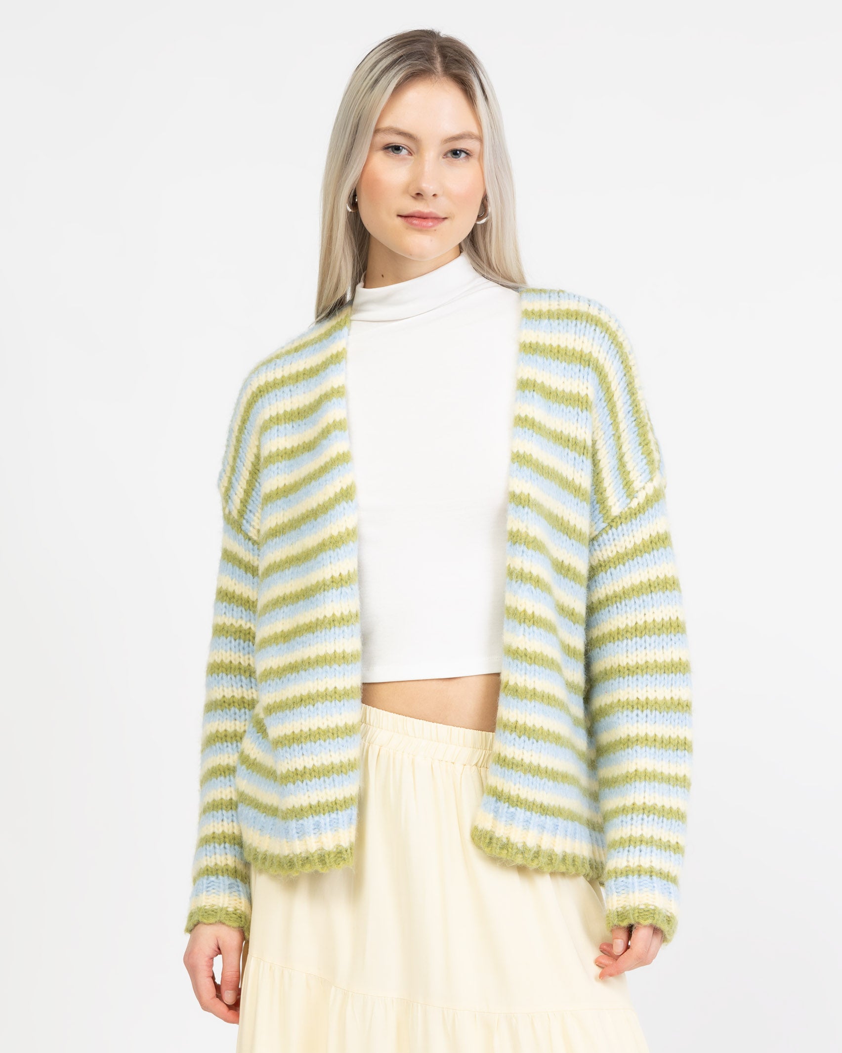 Strickjacke mit lockerem Schnitt