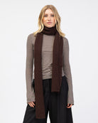 Langer weicher Schal von vorne