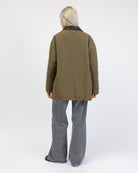 Parker aus Baumwolle von hinten