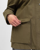 Parker aus Baumwolle im Detail