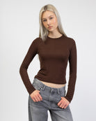 Langarmshirt mit Rundhalsausschnitt