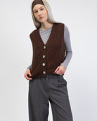 Pullunder mit V-Auschnitt von vorne