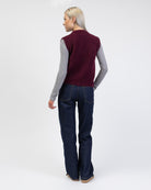 Weste mit Reißverschluss von hinten