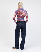 Mesh Body mit Galaxy Muster von hinten