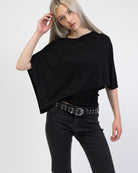 Lockerer Poncho von vorne