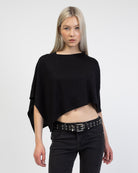 Lockerer Poncho von vorne