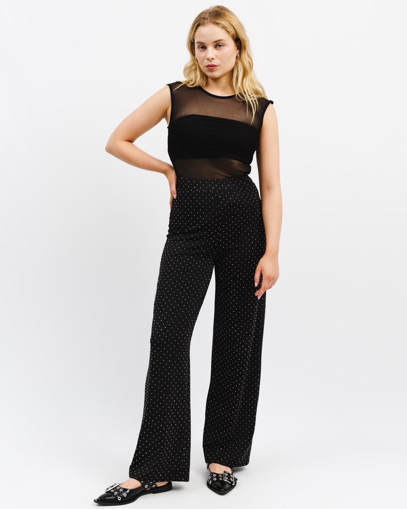 Lockere Hose mit Strass - Broke + Schön