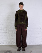 Weiche Strickjacke mit Streifen