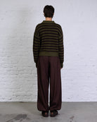 Weiche Strickjacke mit Streifen