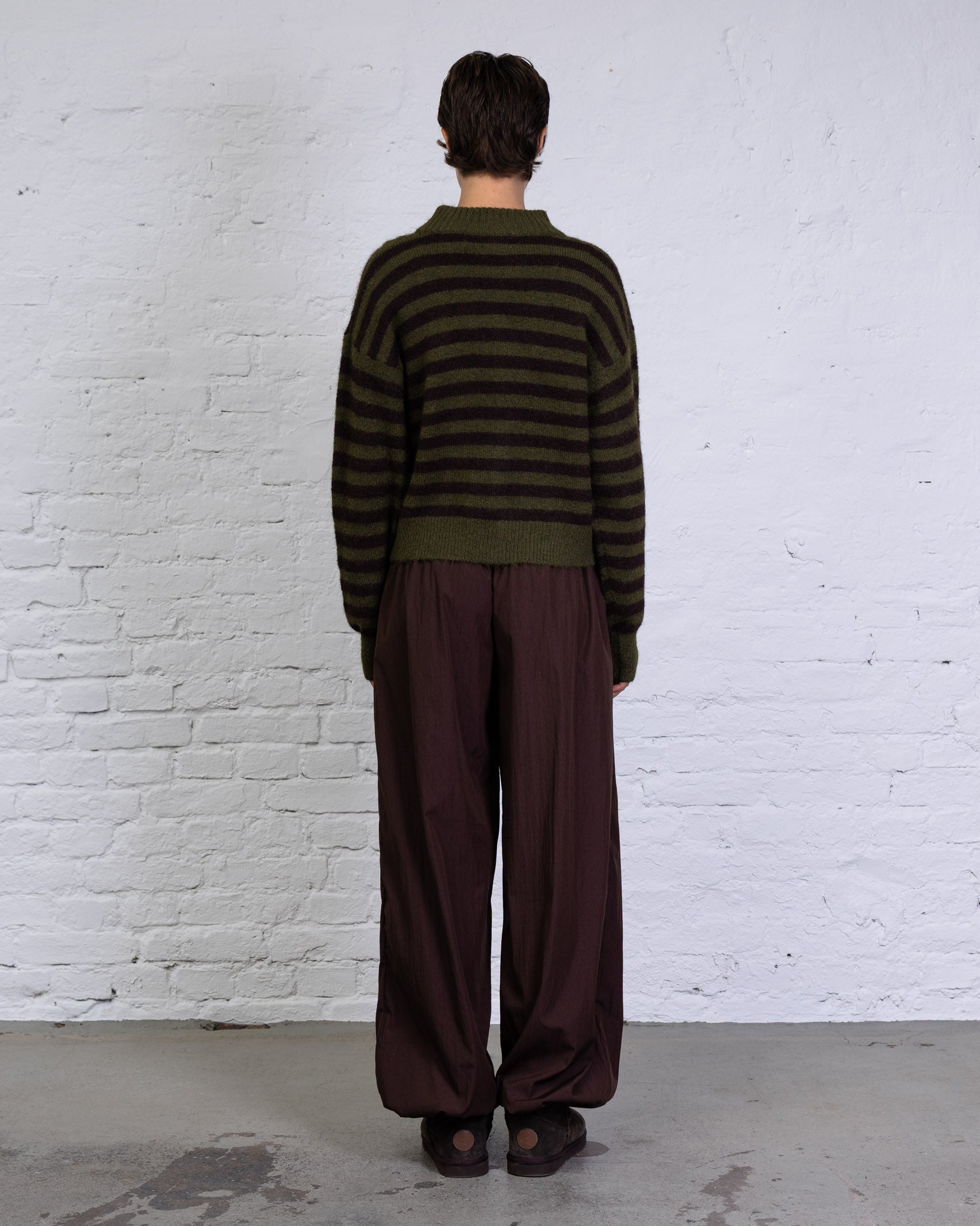 Weiche Strickjacke mit Streifen