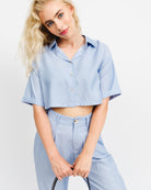 Kastige Crop Bluse - Broke + Schön