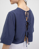 Weites, luftiges Top aus Leinen Mix