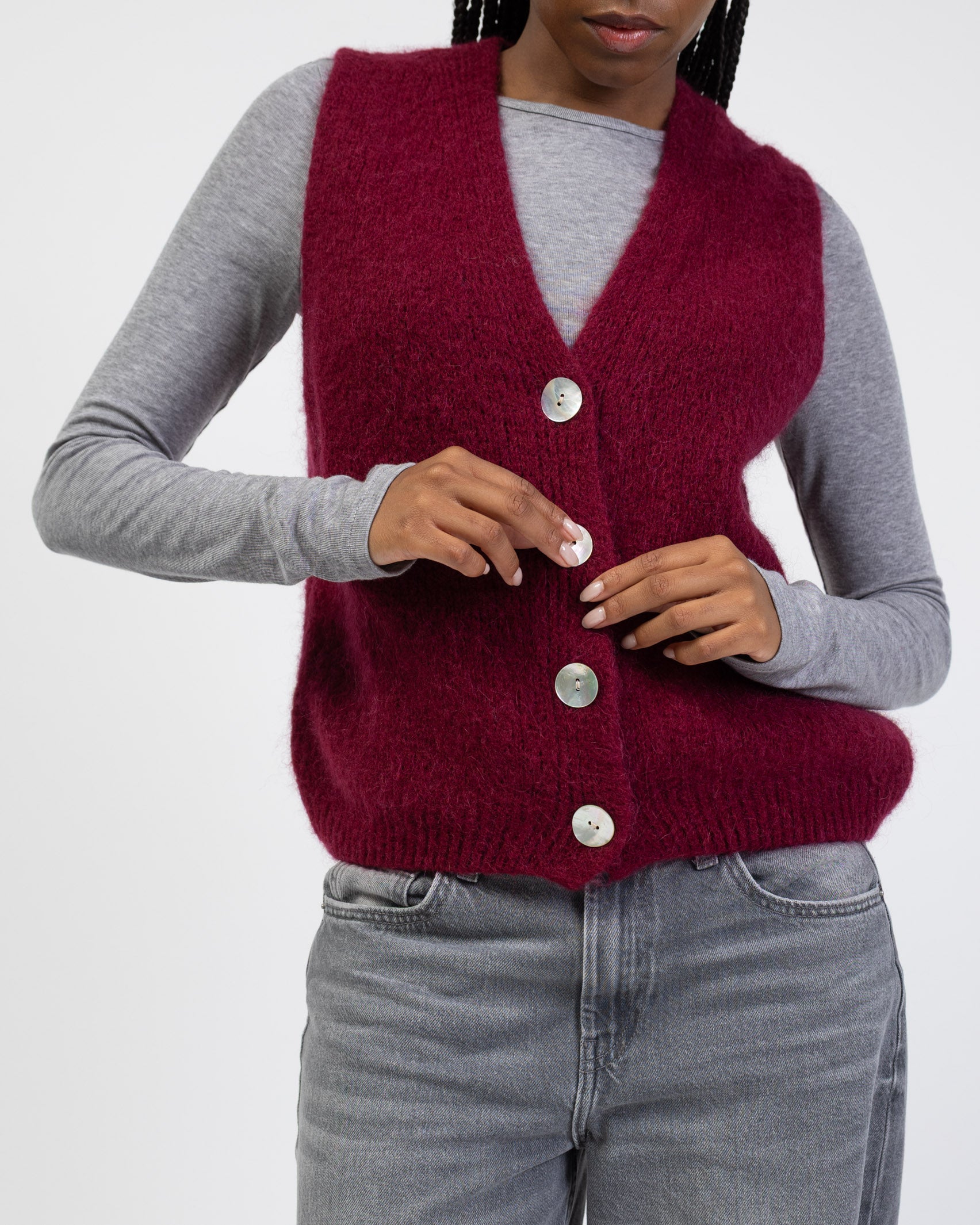 Pullunder mit V-Ausschnitt