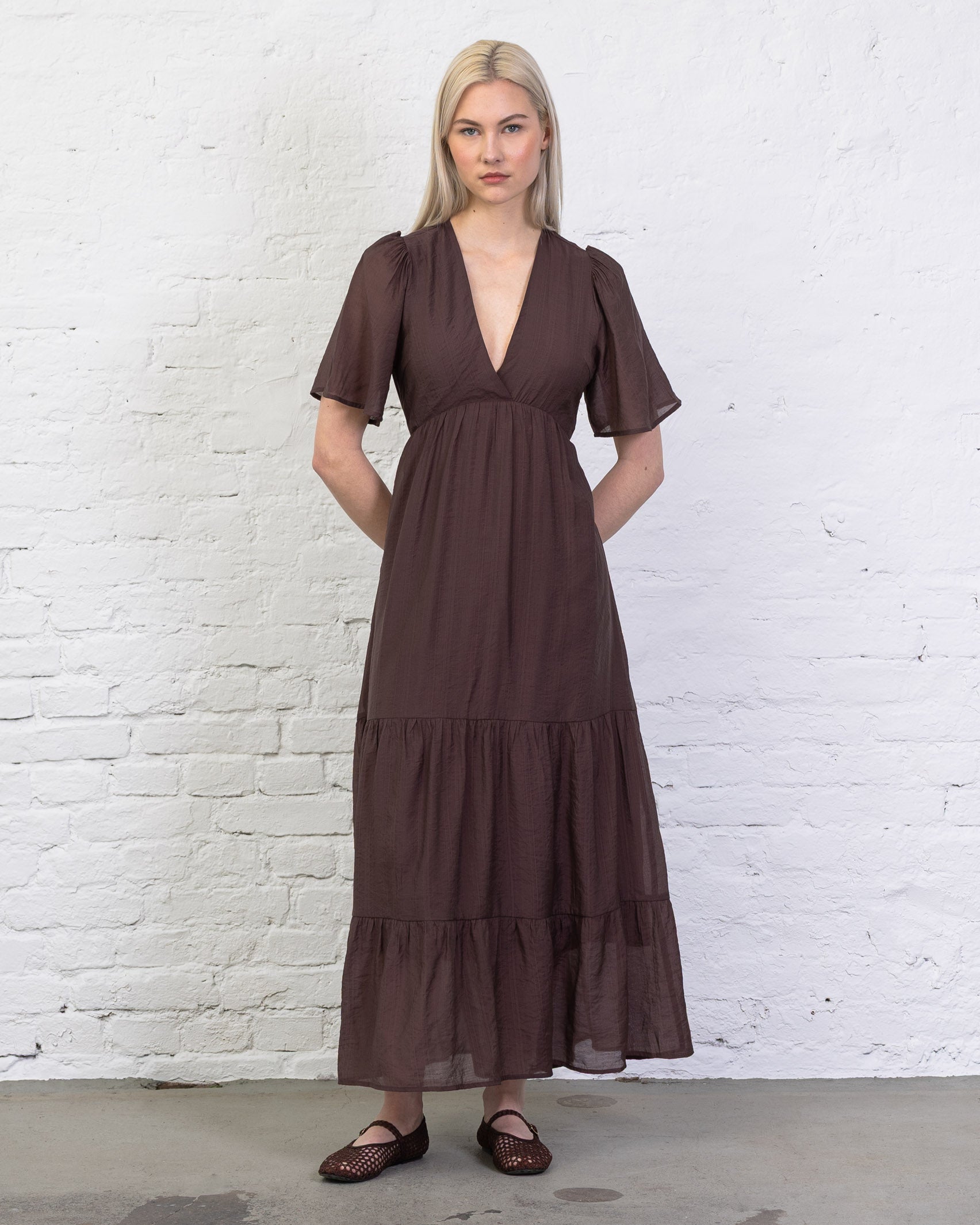 Luftiges Sommerkleid mit Seidenanteil