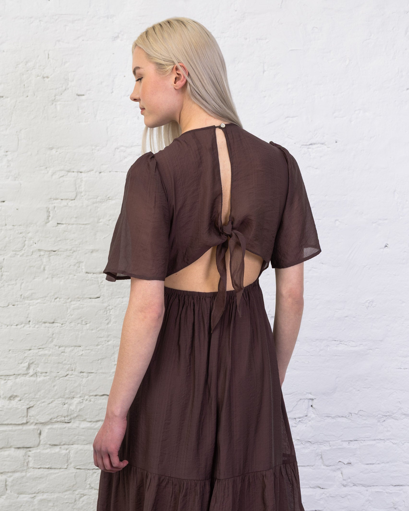 Luftiges Sommerkleid mit Seidenanteil