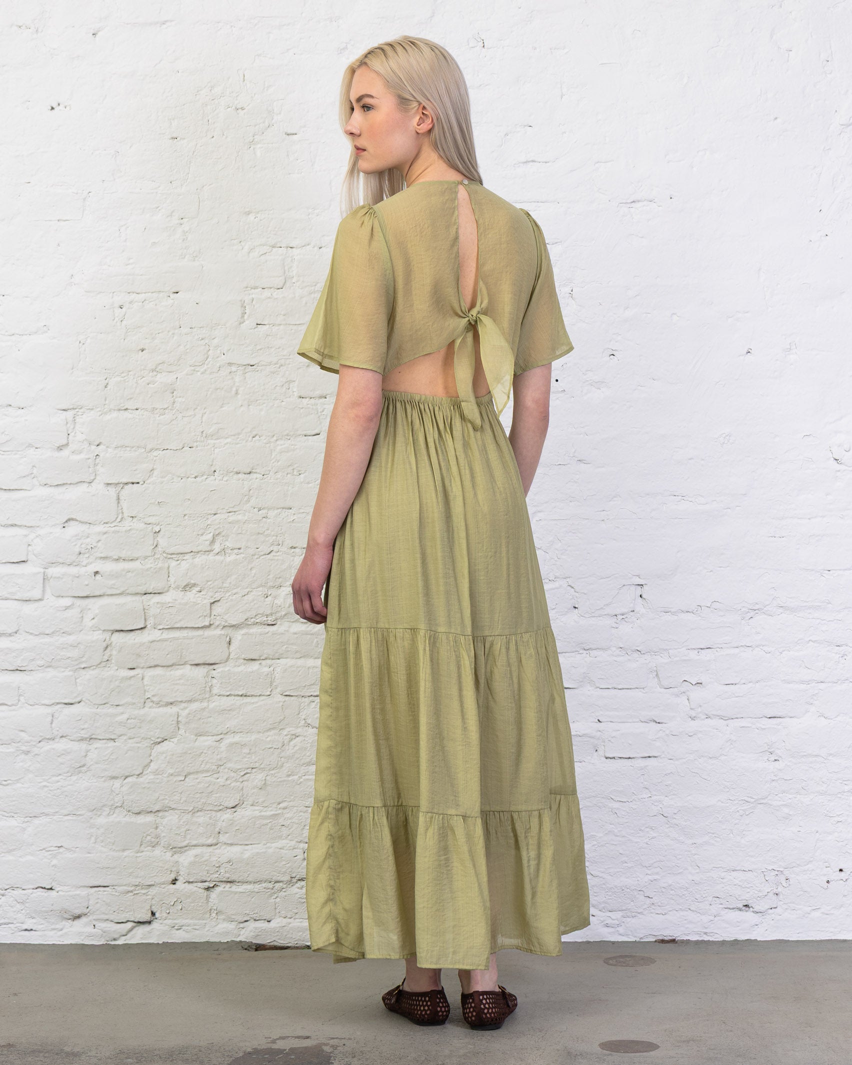 Luftiges Sommerkleid mit Seidenanteil