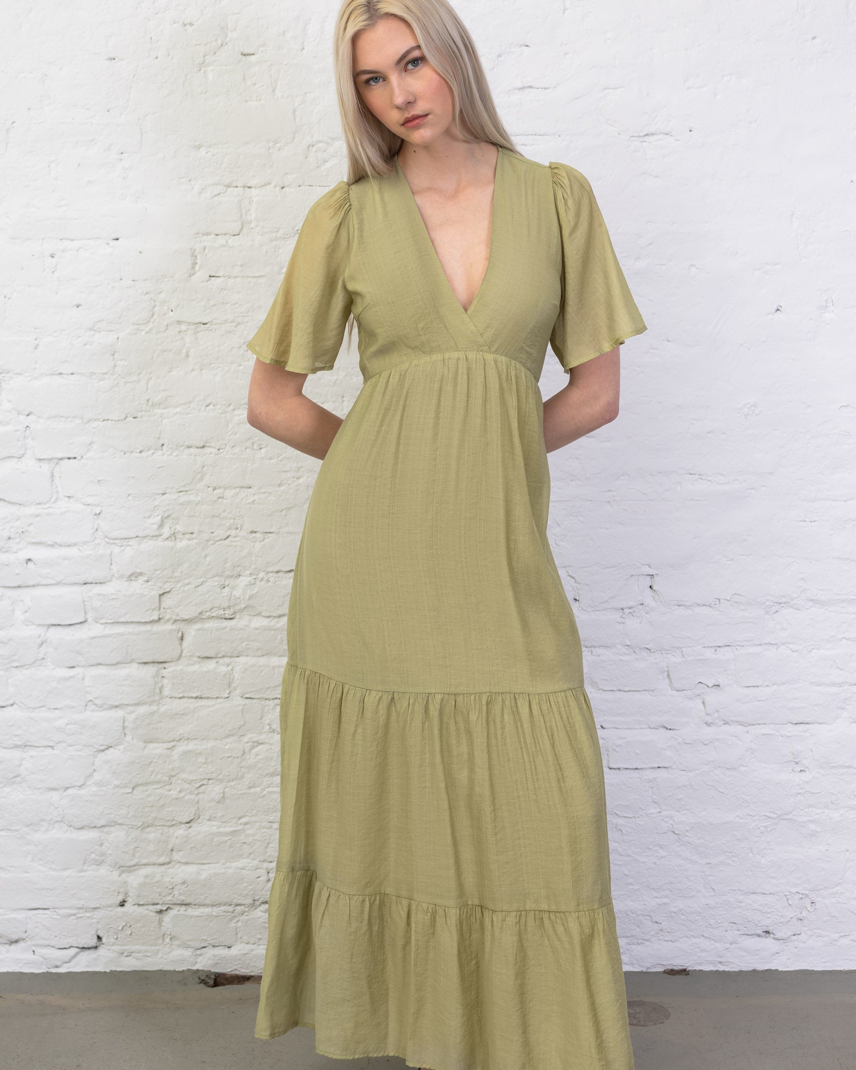 Luftiges Sommerkleid mit Seidenanteil