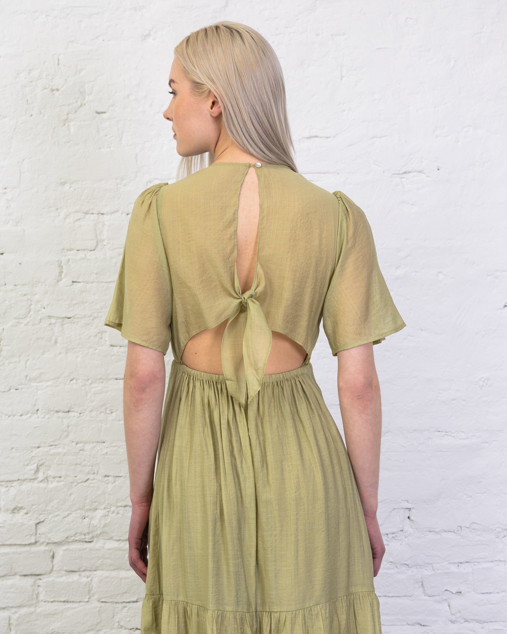 Luftiges Sommerkleid mit Seidenanteil