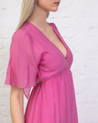 Luftiges Sommerkleid mit Seidenanteil