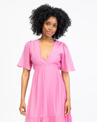 Luftiges Sommerkleid mit Seidenanteil