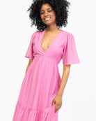 Luftiges Sommerkleid mit Seidenanteil