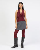 Top mit Wasserfallausschnitt