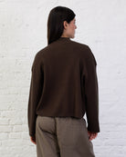 Weicher Pullover mit Stehkragen