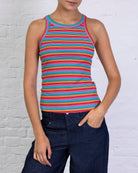 Tanktop mit bunten Streifen