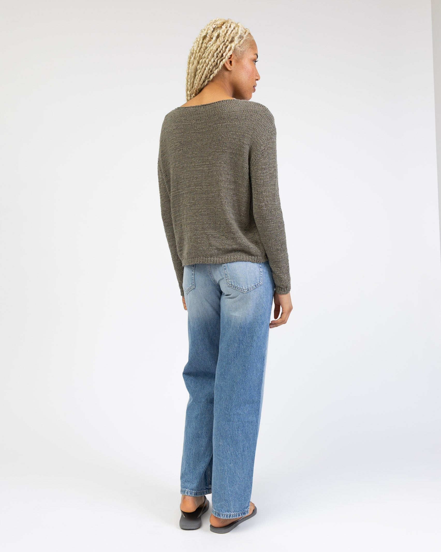 Pullover mit Waffelmuster