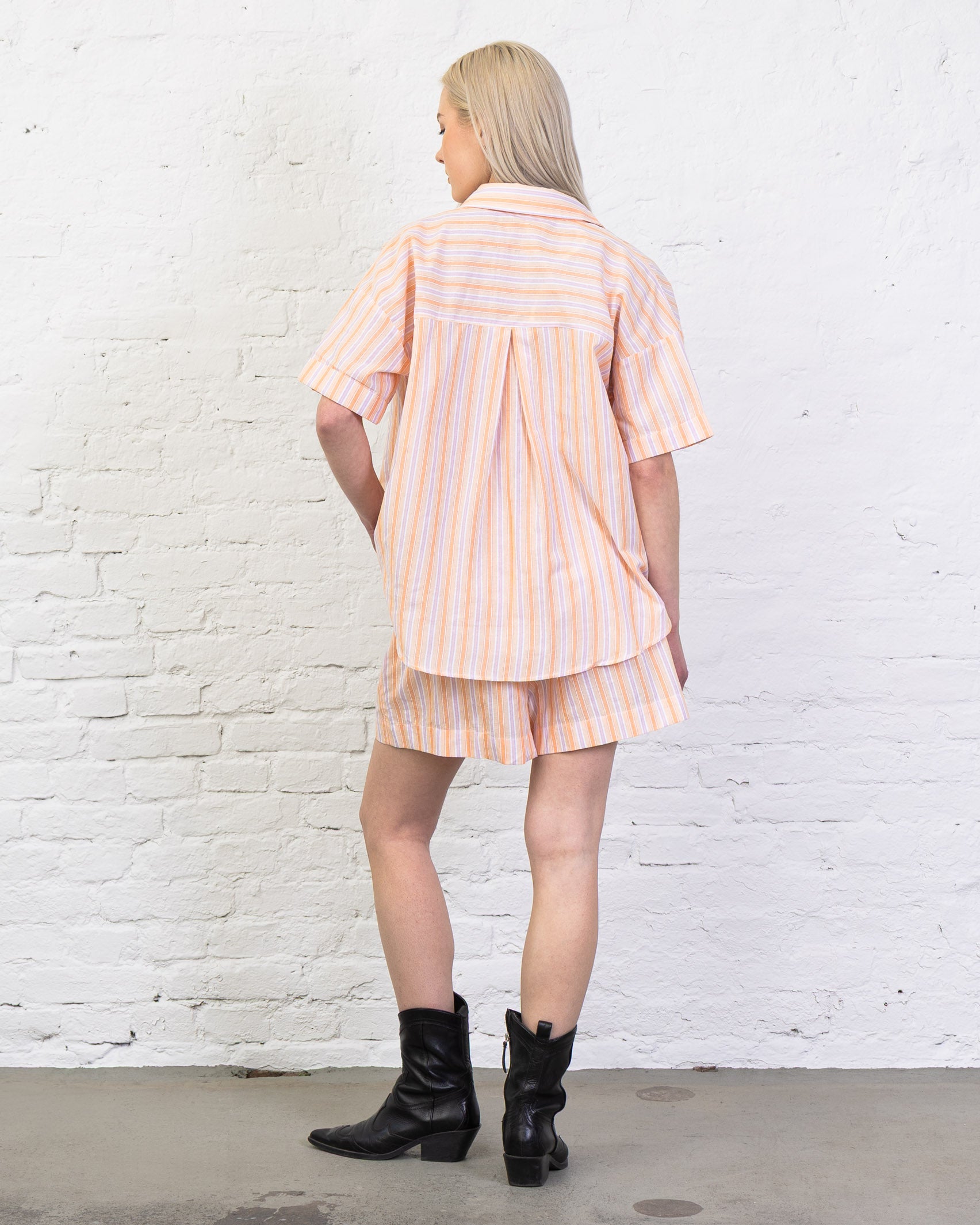 Bluse mit sommerlichen Streifen