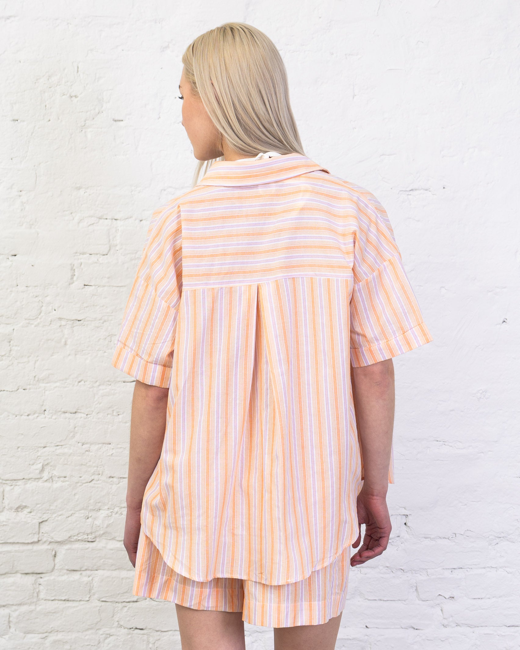 Bluse mit sommerlichen Streifen