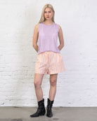 Shorts mit sommerlichen Streifen
