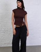 Shirt mit asymmetrischer Knopfleiste