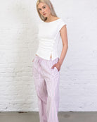 Shirt mit asymmetrischer Knopfleiste