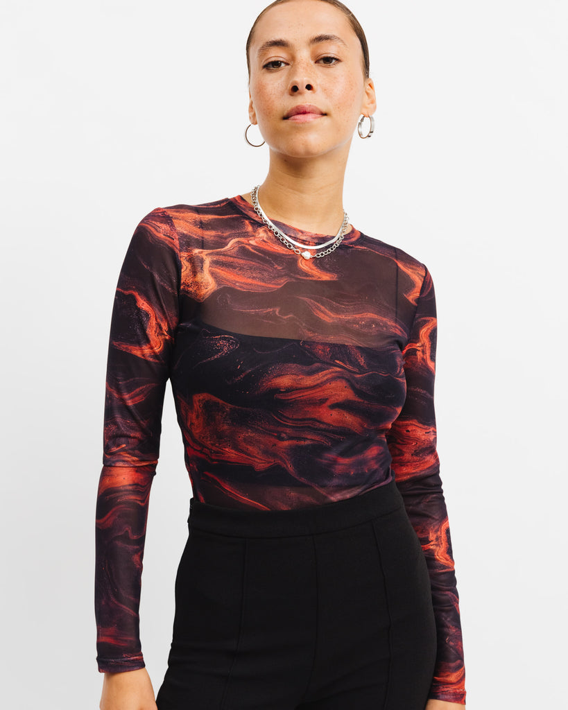 Body mit Batik Muster - Broke + Schön
