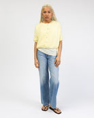 Strickjacke mit kurzen Ärmeln