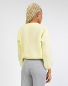 Weiche einfarbige Strickjacke