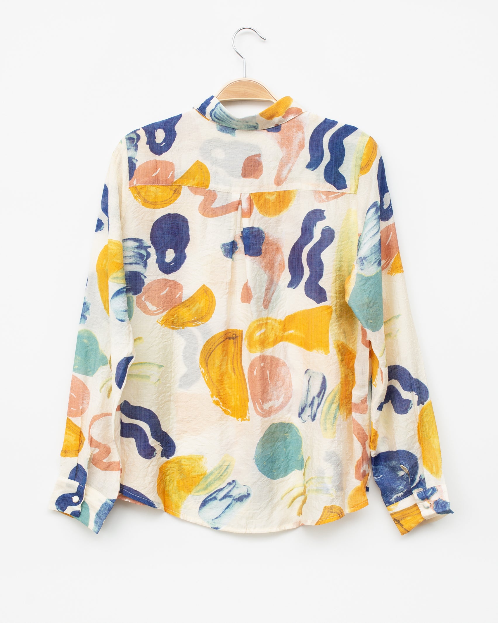 Bluse mit gemaltem Muster - Broke + Schön