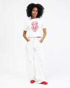 Strickshirt mit Lobsterprint