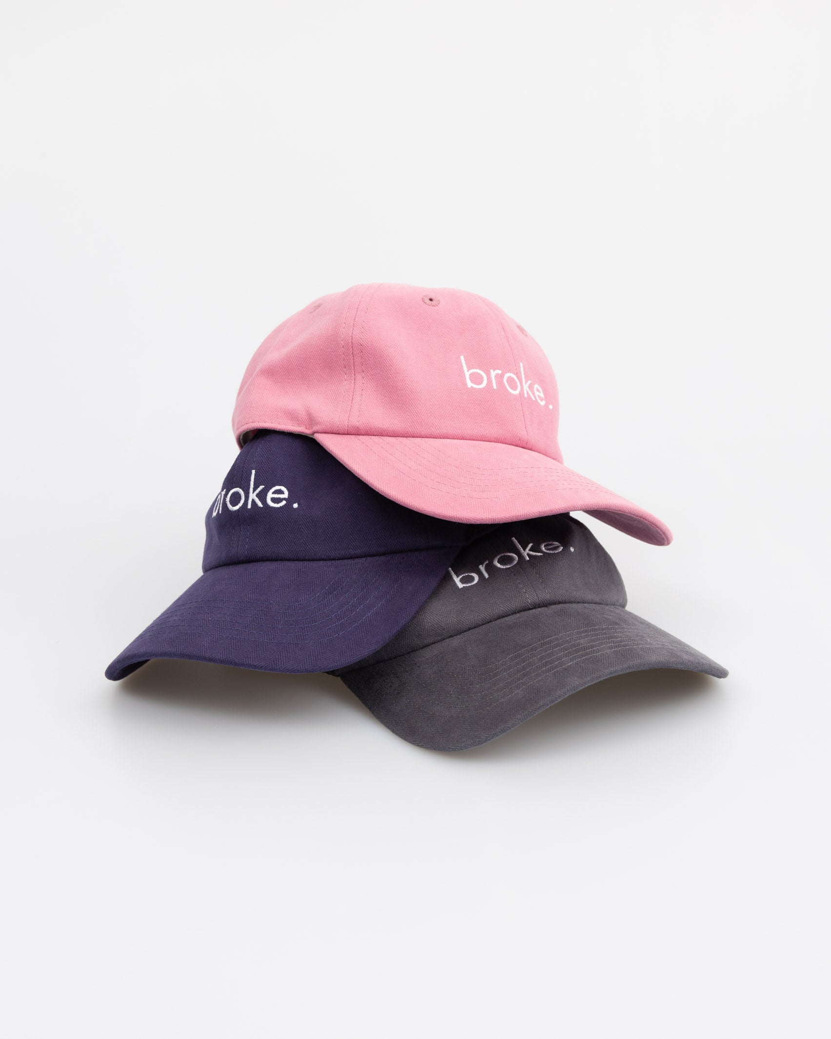 Cap mit "Broke" Print