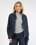 Jeans Jacke mit Schnallendetails