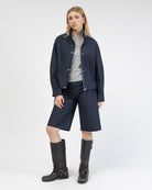 Jeans Jacke mit Schnallendetails